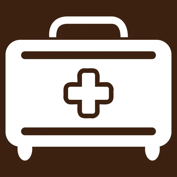 医疗行李图标 — 图库照片