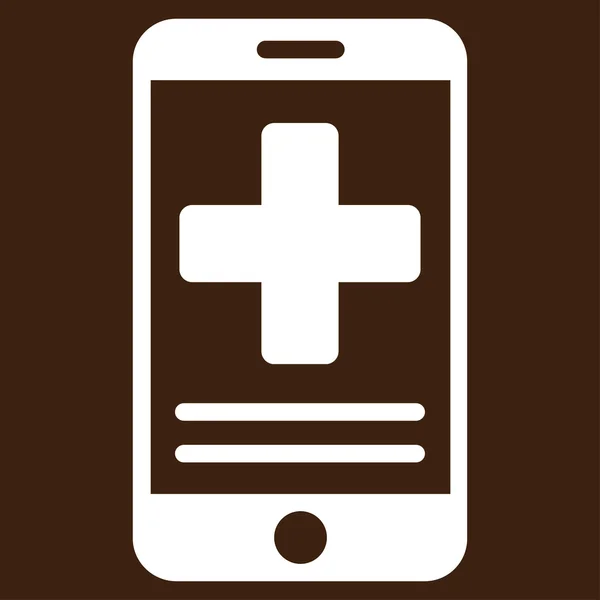 Online-Symbol für medizinische Daten — Stockfoto