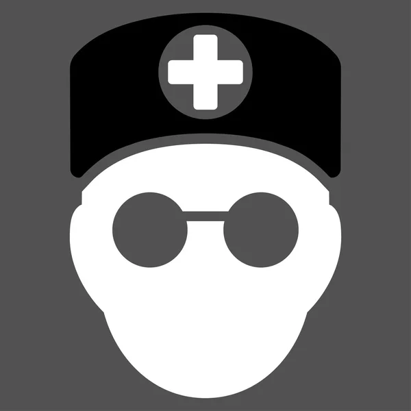 Doctor Head Icon — Stock Photo, Image