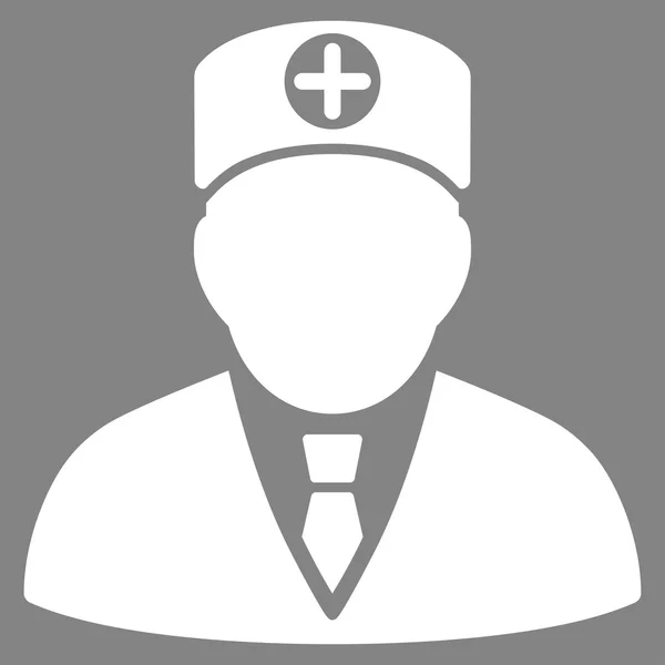 Huvudet läkare ikonen — Stockfoto