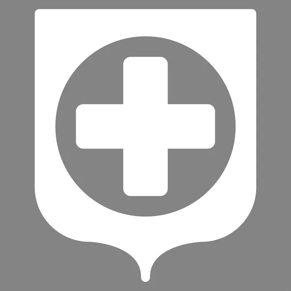 Ikona tarczy medycznej — Zdjęcie stockowe