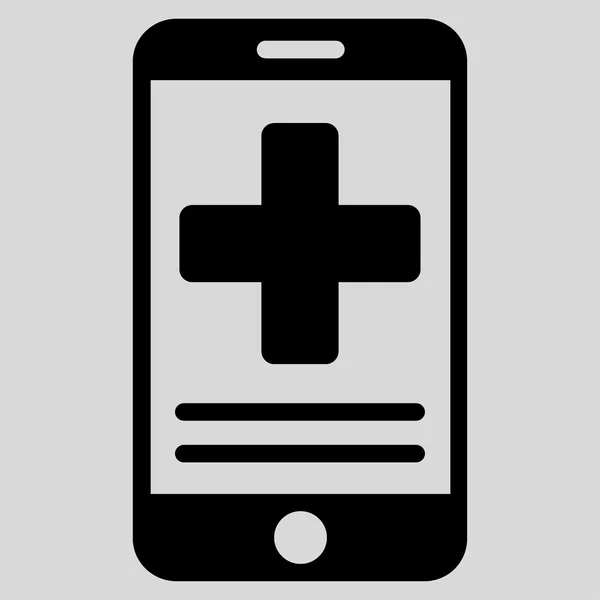 Online-Symbol für medizinische Daten — Stockfoto