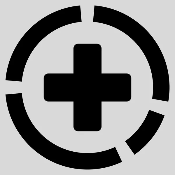 Health Care Diagram Icon — Stock Photo, Image