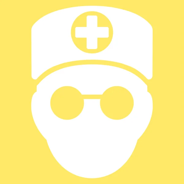 Doctor Head Icon — Stock Photo, Image