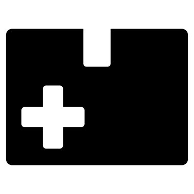 Tıbbi kutusu simgesi