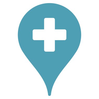 Klinik harita işaretçi simgesi