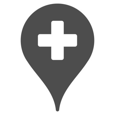 Klinik harita işaretçi simgesi
