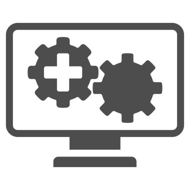 Medical Process Monitoring Icon clipart