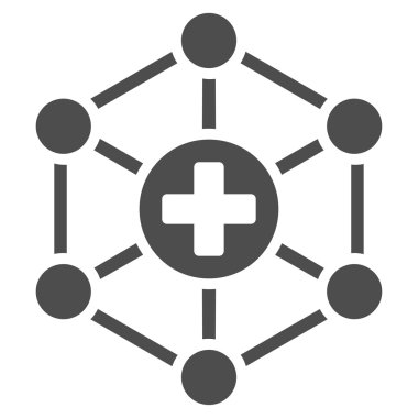 Tıbbi ağ simgesini