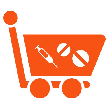 İlaç Alışveriş Aracı Simgesi