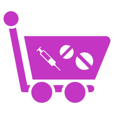İlaç Alışveriş Aracı Simgesi