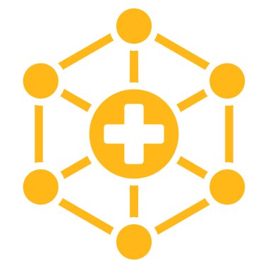 Tıbbi ağ simgesini