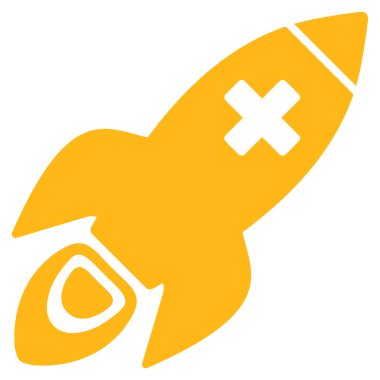 Tıbbi roket simgesi