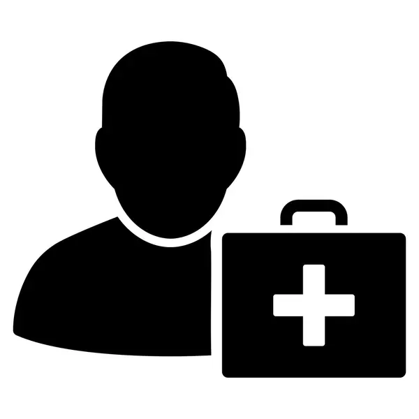 Ikona człowieka pierwszej pomocy — Wektor stockowy