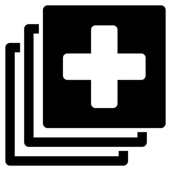 Symbolbild für medizinische Dokumente — Stockvektor