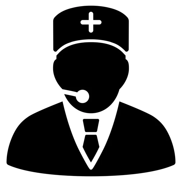 Icono Gerente Médico — Vector de stock