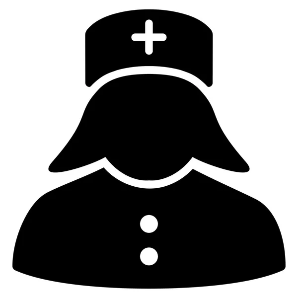 Pielęgniarka ikona — Wektor stockowy
