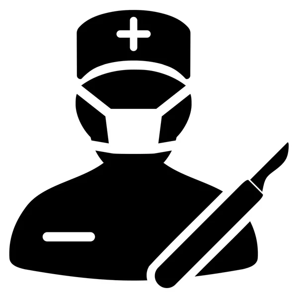 Chirurg pictogram — Stockvector