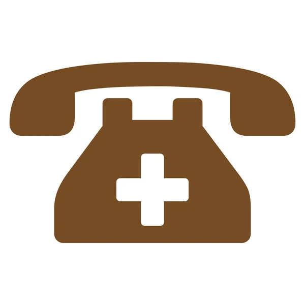 Kliniği telefon simgesi — Stok Vektör