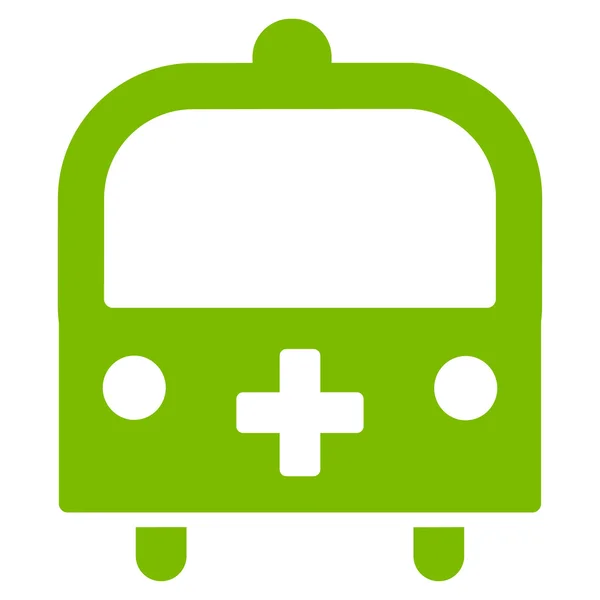 Medicinska buss ikonen — Stock vektor