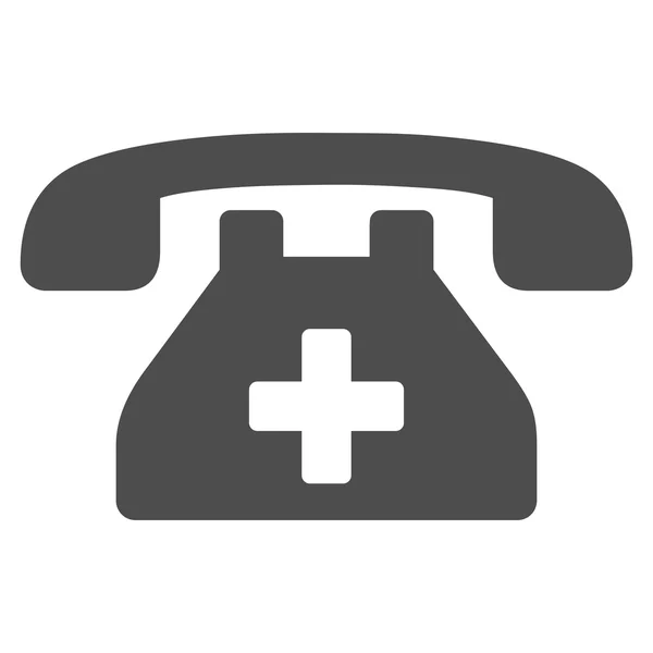 Icône de téléphone clinique — Image vectorielle