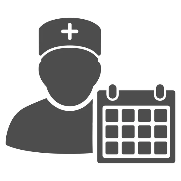 Doctor Calendar Icon — Stock Vector