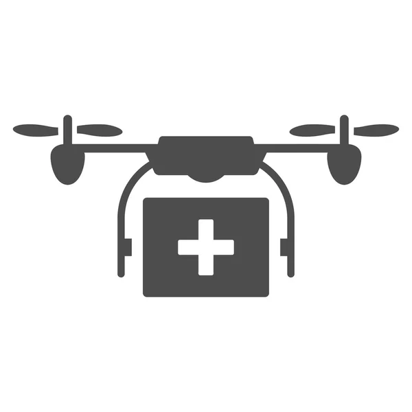 Icône médicale d'expédition de drone — Image vectorielle