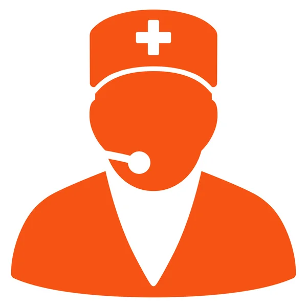 Medical Operator Icon — Stock Vector