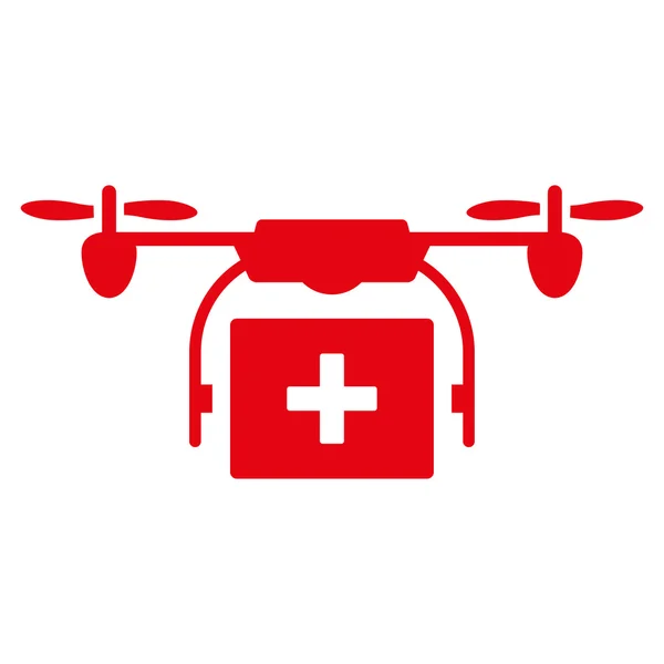 Icône médicale d'expédition de drone — Image vectorielle