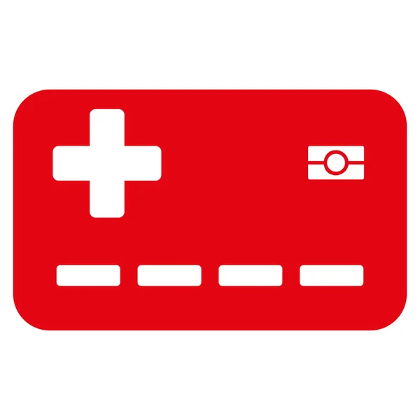 Ícone do cartão de seguro médico —  Vetores de Stock