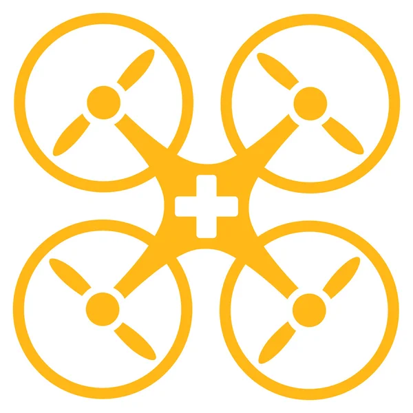 Icona Drone Medico — Vettoriale Stock