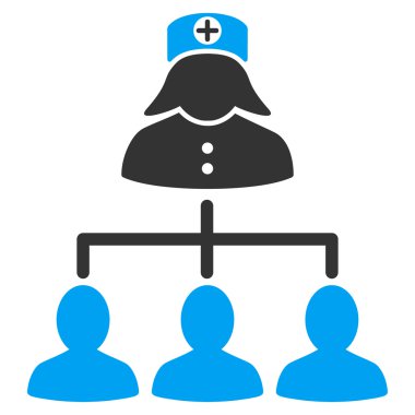 Hemşire hasta simgesi