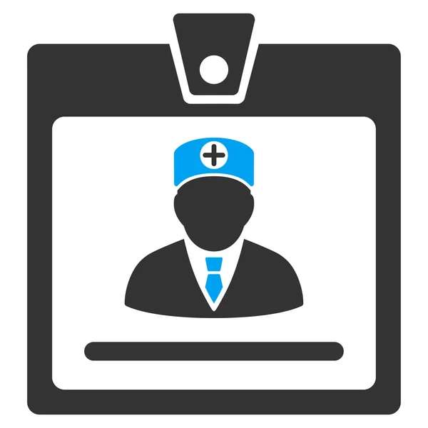 Icona Medico Badge — Foto Stock