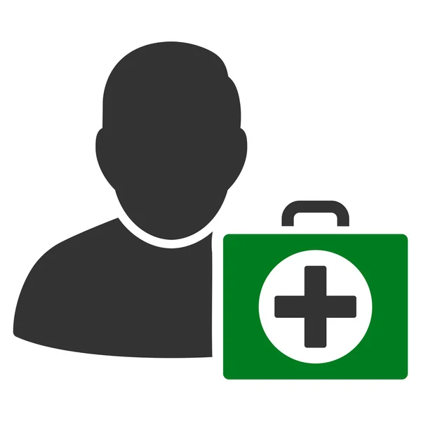 Ikona człowieka pierwszej pomocy — Zdjęcie stockowe