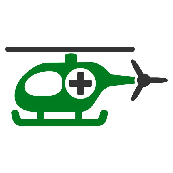 Icona elicottero medico — Foto Stock
