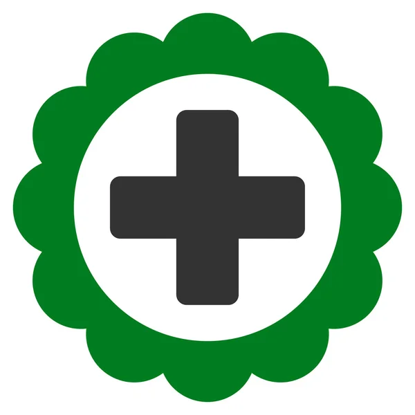 Ikona medyczny naklejki — Zdjęcie stockowe