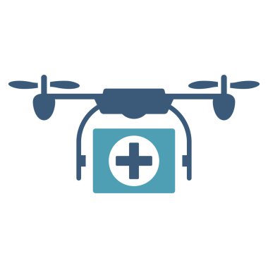 Tıbbi dron simgesi