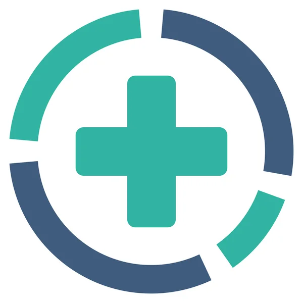 Health Care Diagram Icon — Stock Photo, Image