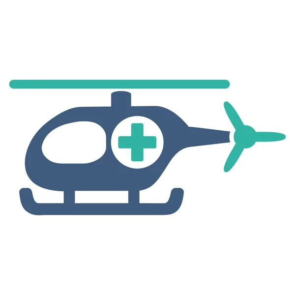 Icône hélicoptère médical — Photo