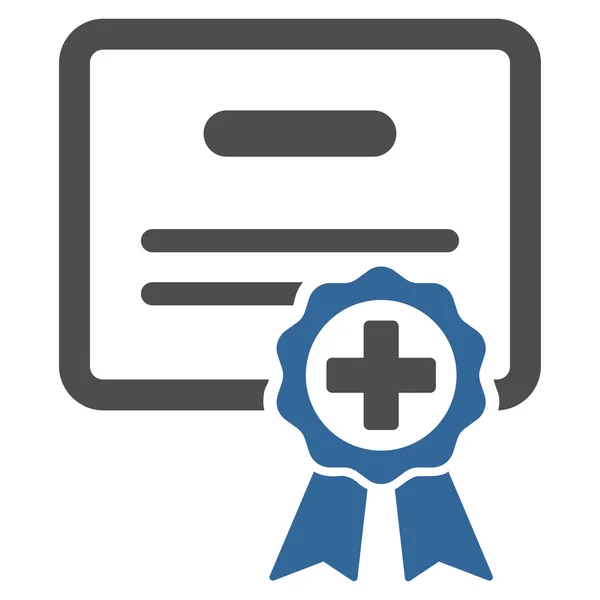 Icono de certificado médico —  Fotos de Stock