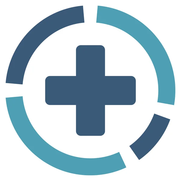 Health Care Diagram Icon — Stock Photo, Image