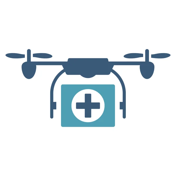 Ikona medycznych Drone — Zdjęcie stockowe