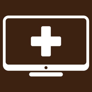 Tıbbi monitör simgesini