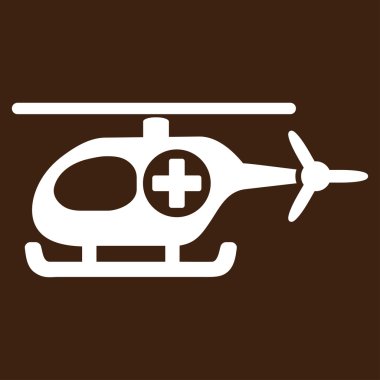 tıbbi helikopter simgesi