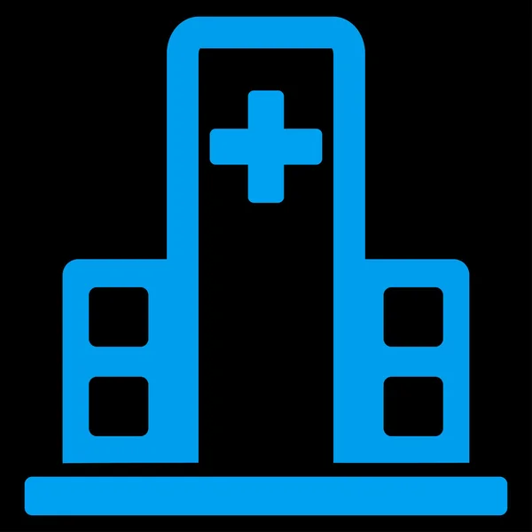 Ícone de edifício hospitalar —  Vetores de Stock