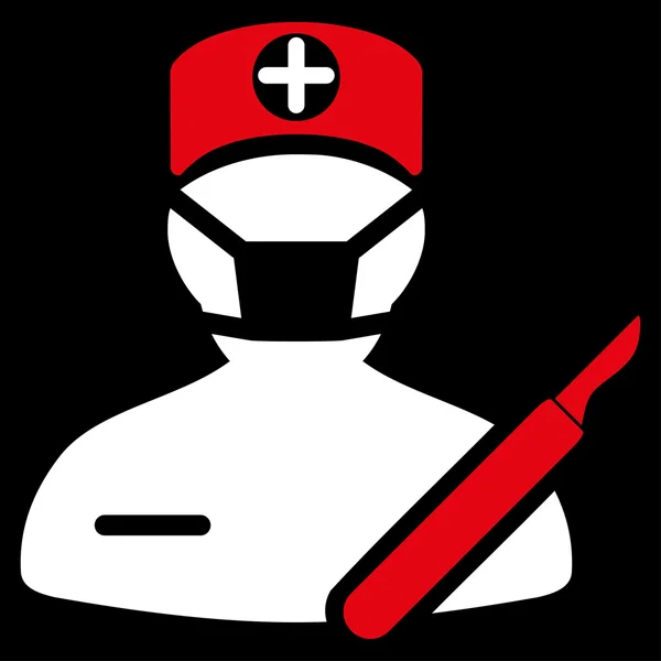 Ikona chirurga — Wektor stockowy