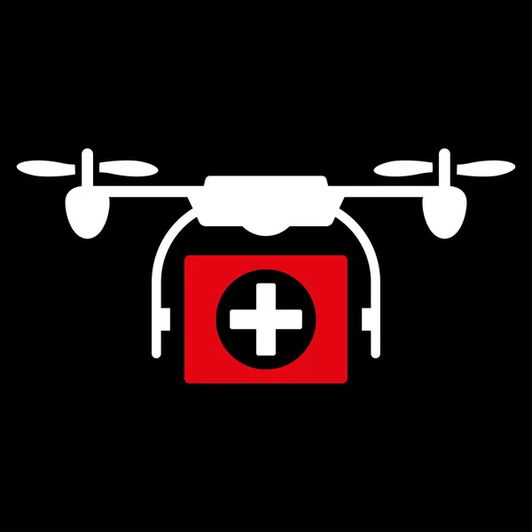 Medische Drone pictogram — Stockvector