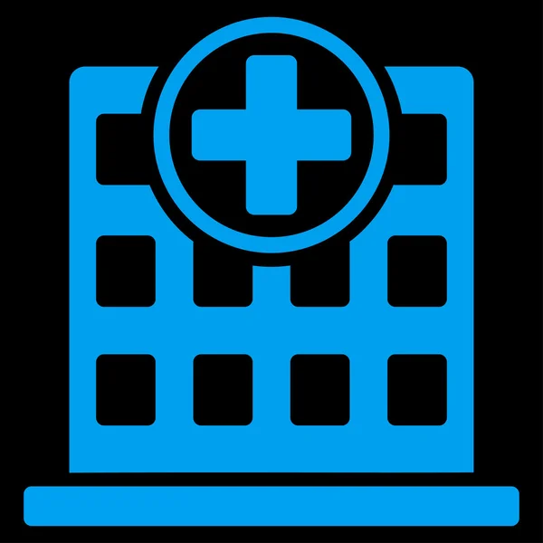 Ícone de edifício clínica — Vetor de Stock