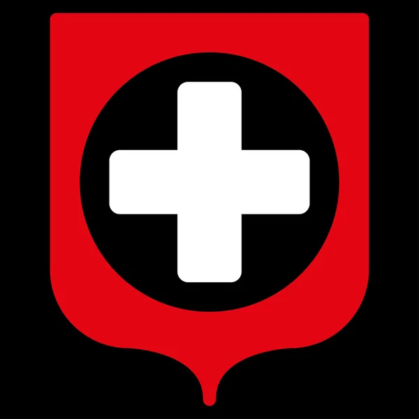 Icona dello scudo medico — Vettoriale Stock