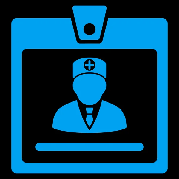 Icona Medico Badge — Vettoriale Stock